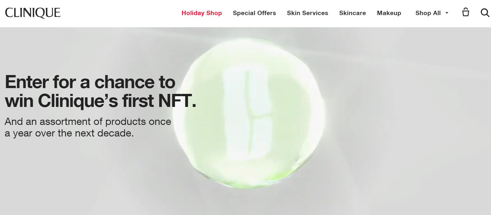 雅诗兰黛旗下 Clinique 推出首款 NFT 藏品，奖励给幸运会员