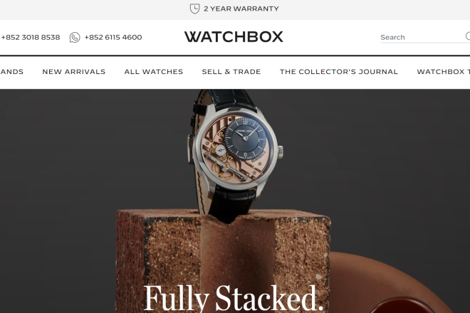 二手奢侈腕表交易平台 WatchBox 获新一轮1.65 亿美元股权融资