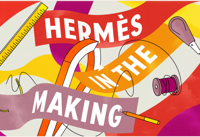 爱马仕在丹麦举行“Hermès in the Making”快闪活动，现场展示独家工艺