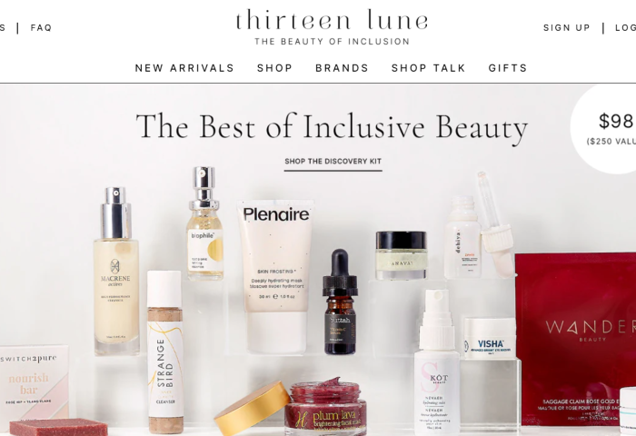 专注销售少数族裔品牌的美妆平台 Thirteen Lune 完成300万美元融资