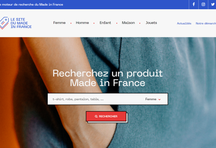 推广“法国制造”新锐品牌，初创平台 Lesitedumadeinfrance.fr 发布首个搜索引擎