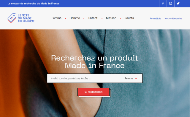 推广“法国制造”新锐品牌，初创平台 Lesitedumadeinfrance.fr 发布首个搜索引擎