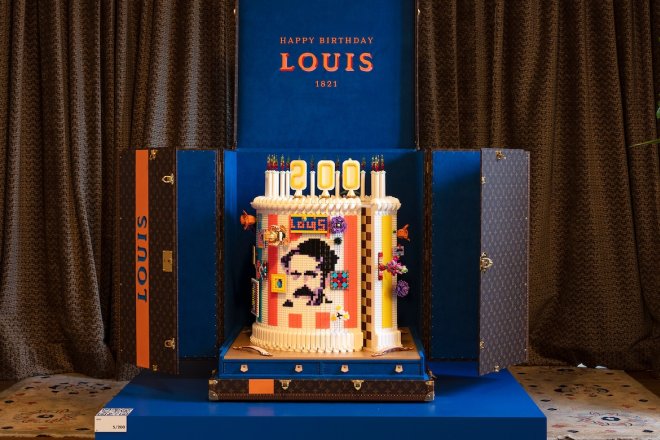 庆祝创始人诞辰200周年，路易威登与乐高积木一起做了一个“蛋糕”