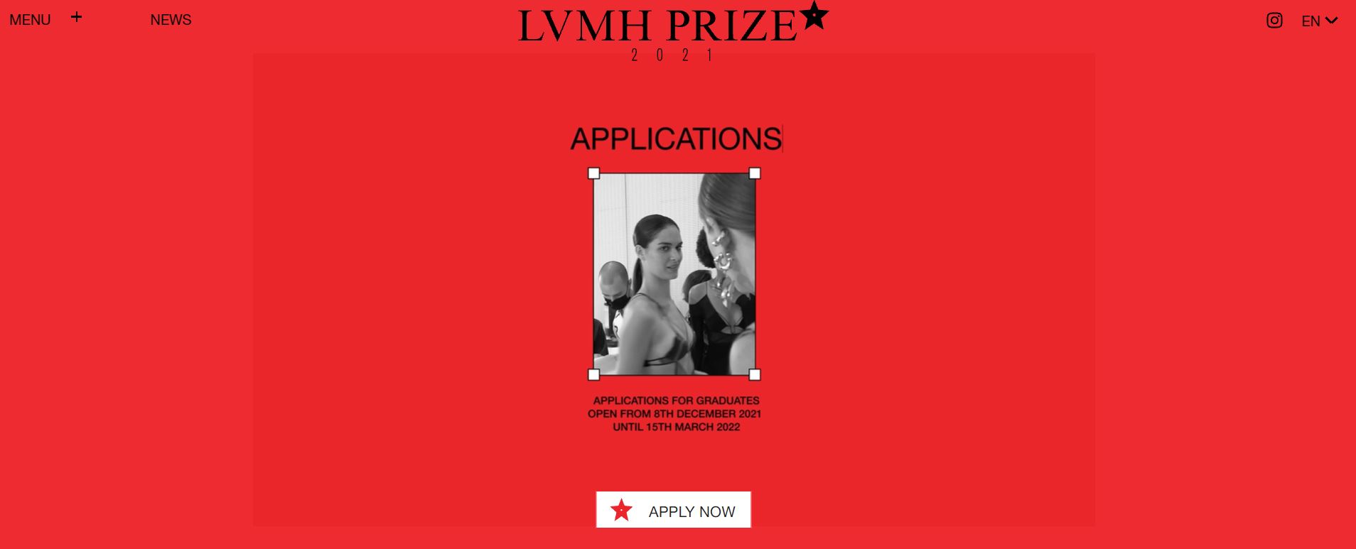 新一届 LVMH Prize 青年设计师大奖赛开放申请，明年1月30日截止