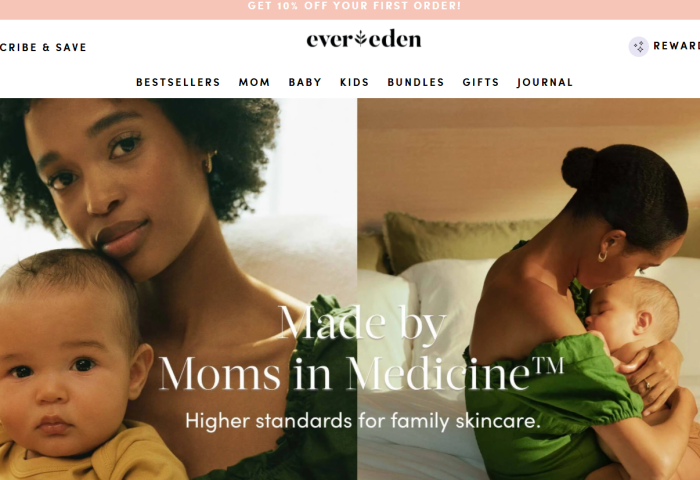 瞄准“多代护肤”领域，纽约婴童及家庭护肤品牌 Evereden 融资3200万美元