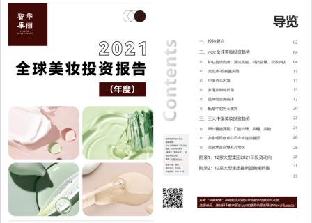 226个全球美妆投资案例透露出哪些重要趋势？【华丽智库】重磅发布《2021年全球美妆投资报告》
