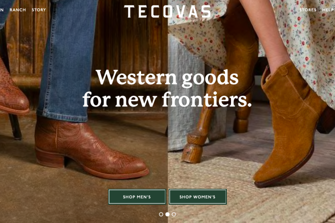 以牛仔靴闻名的美国得州互联网品牌 Tecovas 完成5600万美元C轮融资