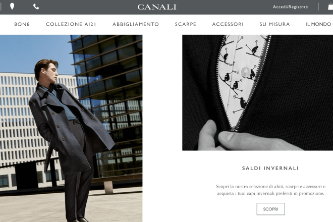 意大利奢侈男装品牌 Canali 去年美国收入几乎翻番，今年重点放在中国市场