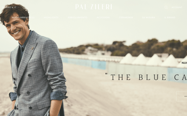 意大利奢侈男装品牌 Pal Zileri 加速发展出口业务