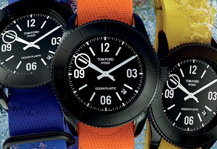 Tom Ford 推出首款100%由再生海洋塑料制作的运动腕表