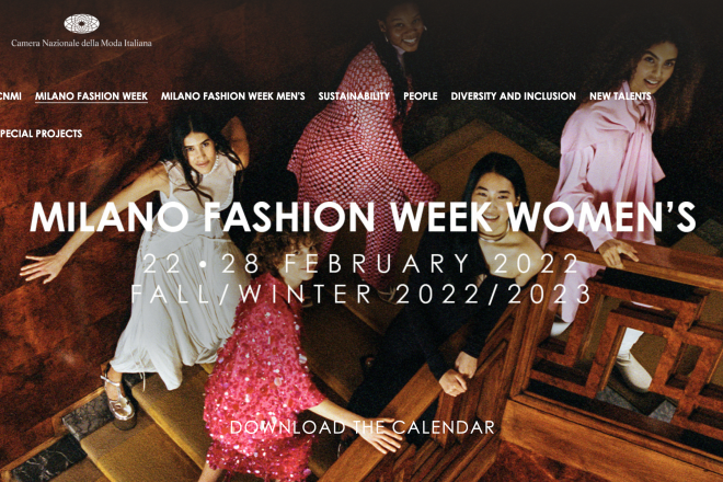 米兰女装时装周将于2月22日至28日举办，两家中国品牌参与