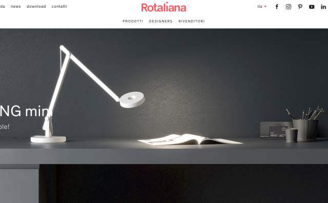 意大利家具集团 WeDo 收购意大利灯具照明品牌 Rotaliana