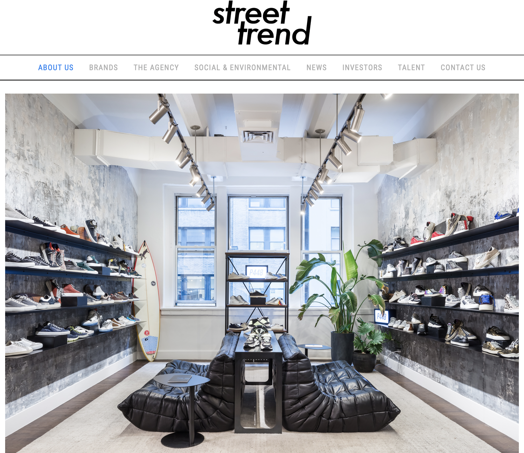 美国著名演员 Mark Wahlberg 投资“奢华街头风”运动鞋品牌 P448 的母公司 StreetTrend