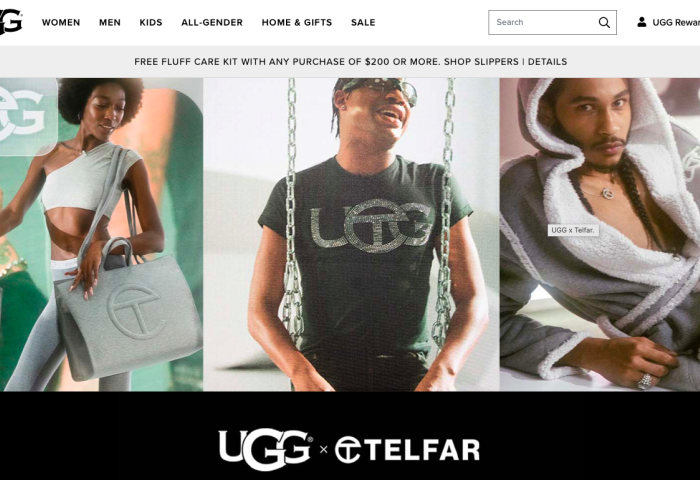 UGG 在运动鞋交易平台 Stock X 上热度蹿升，与设计师品牌 Telfar 联名系列受到追捧
