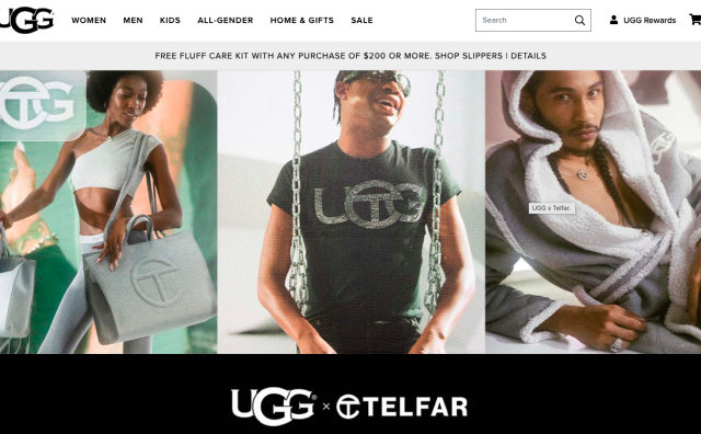 UGG 在运动鞋交易平台 Stock X 上热度蹿升，与设计师品牌 Telfar 联名系列受到追捧