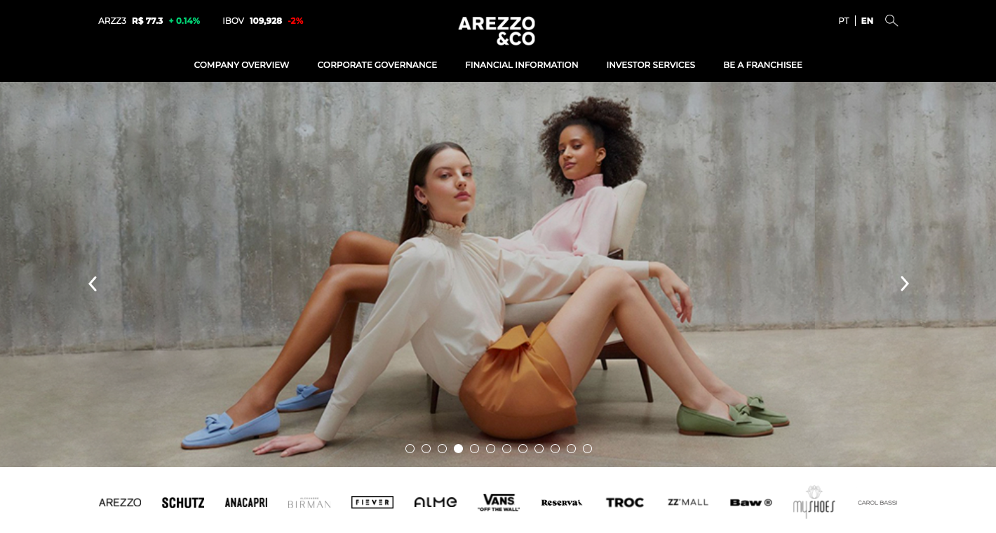 巴西鞋业巨头Arezzo2021年度净销售额增长80%，美国市场发展强劲