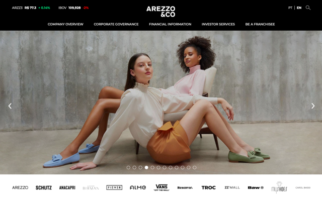 巴西鞋业巨头Arezzo2021年度净销售额增长80%，美国市场发展强劲