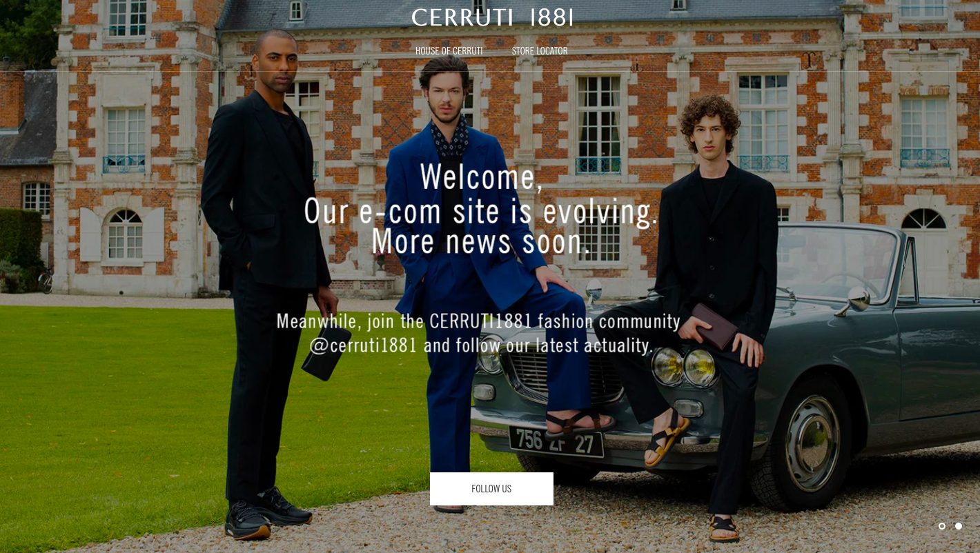 母公司进入破产清算后，意大利男装品牌 Cerruti 1881前途未卜