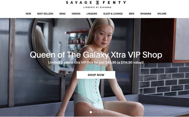 传：蕾哈娜的内衣品牌 Savage X Fenty 可能于今年上市，估值达30亿美元