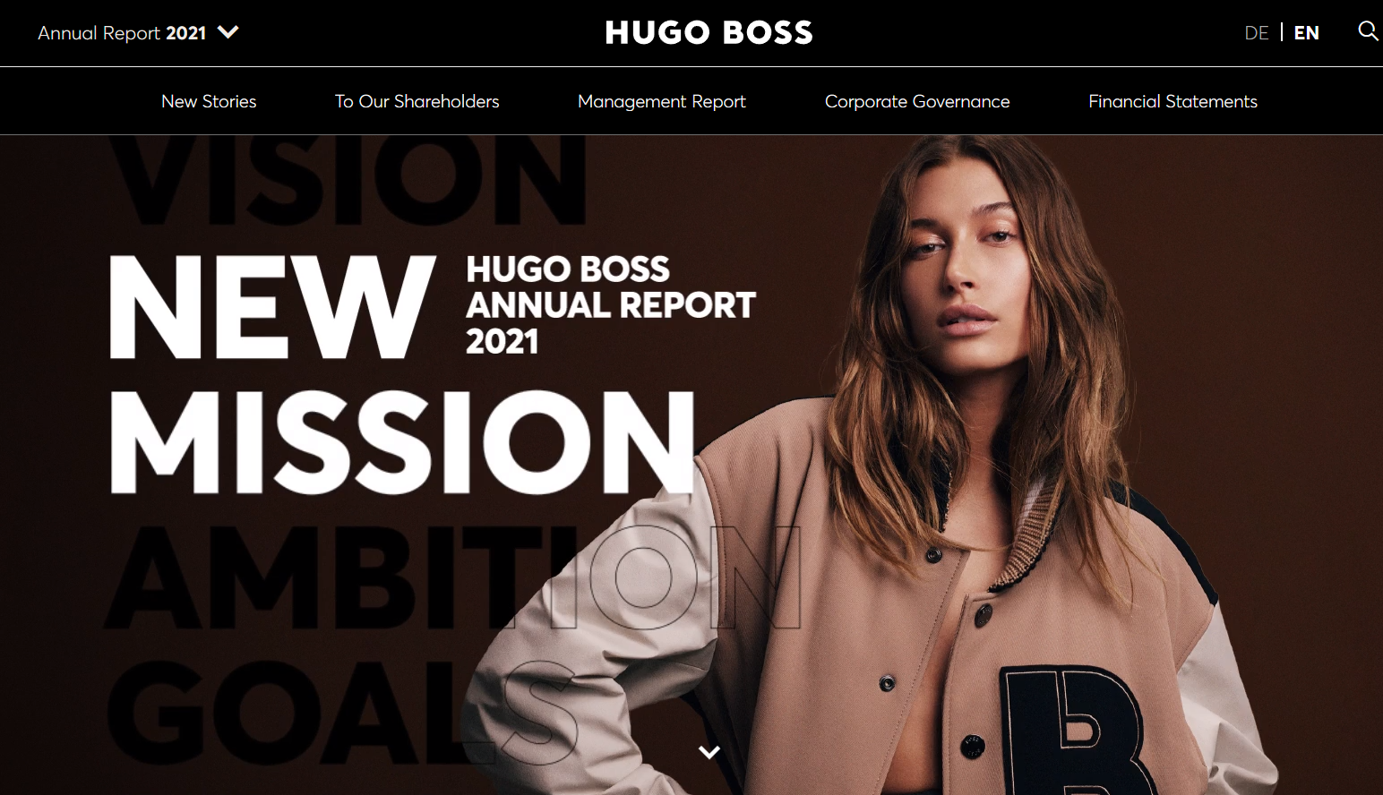 Hugo Boss 2021年销售额回升至疫情前水准，计划在2025年实现销售额突破40亿欧元