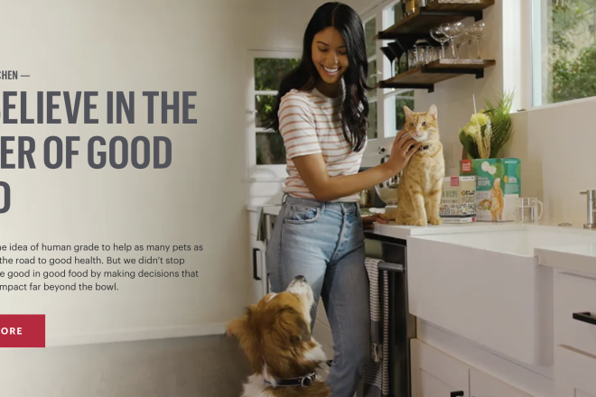 首个“人类食用级”宠物食品公司 The Honest Kitchen完成1.5亿美元融资