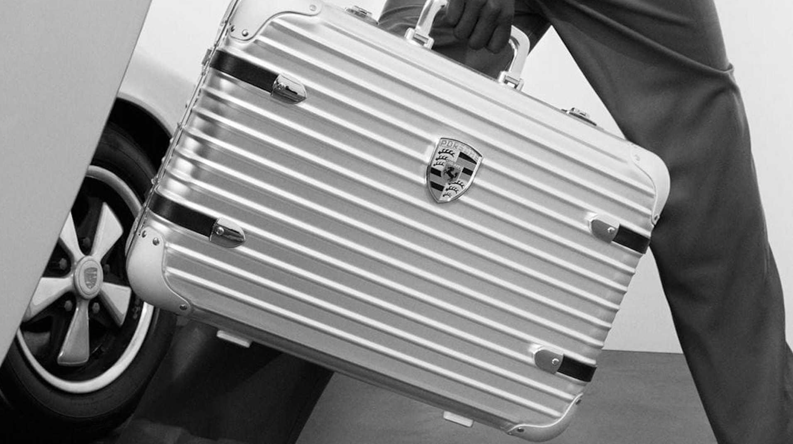 德国奢侈旅行箱品牌Rimowa与保时捷联名推出限量款手提箱Pepita