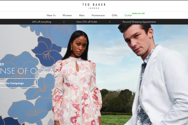 英国时尚品牌 Ted Baker吸引了“众多”潜在收购者的报价