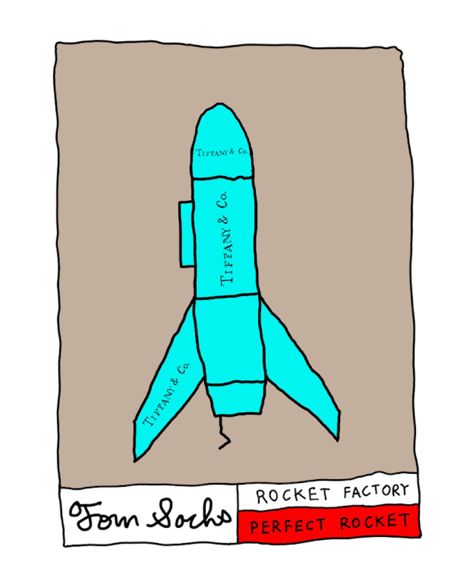 Tiffany 收购美国当代艺术家 Tom Sachs 的“火箭”NFT作品