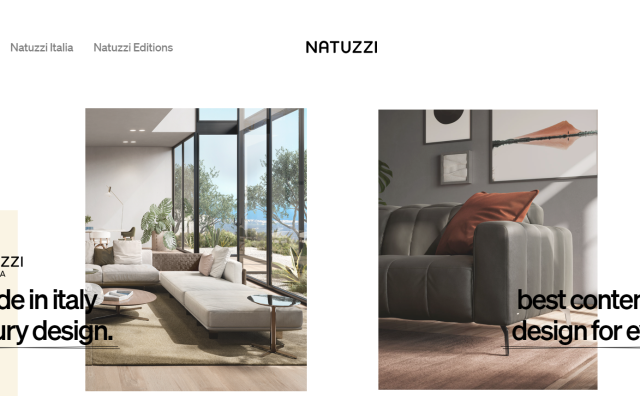 意大利家具集团 Natuzzi 2021财年销售额增长30%至4.27亿欧元，重返盈利