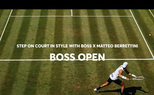 德国高级时装品牌 BOSS 成为魏森霍夫网球公开赛的冠名商