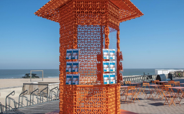 爱马仕在比利时荷兰边境的滨海城市开设快闪报亭