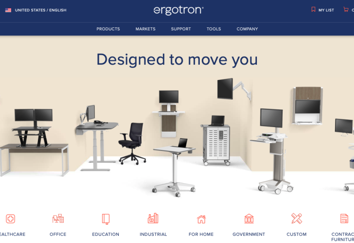 美国人体工程学产品制造商 Ergotron 被私募基金收购