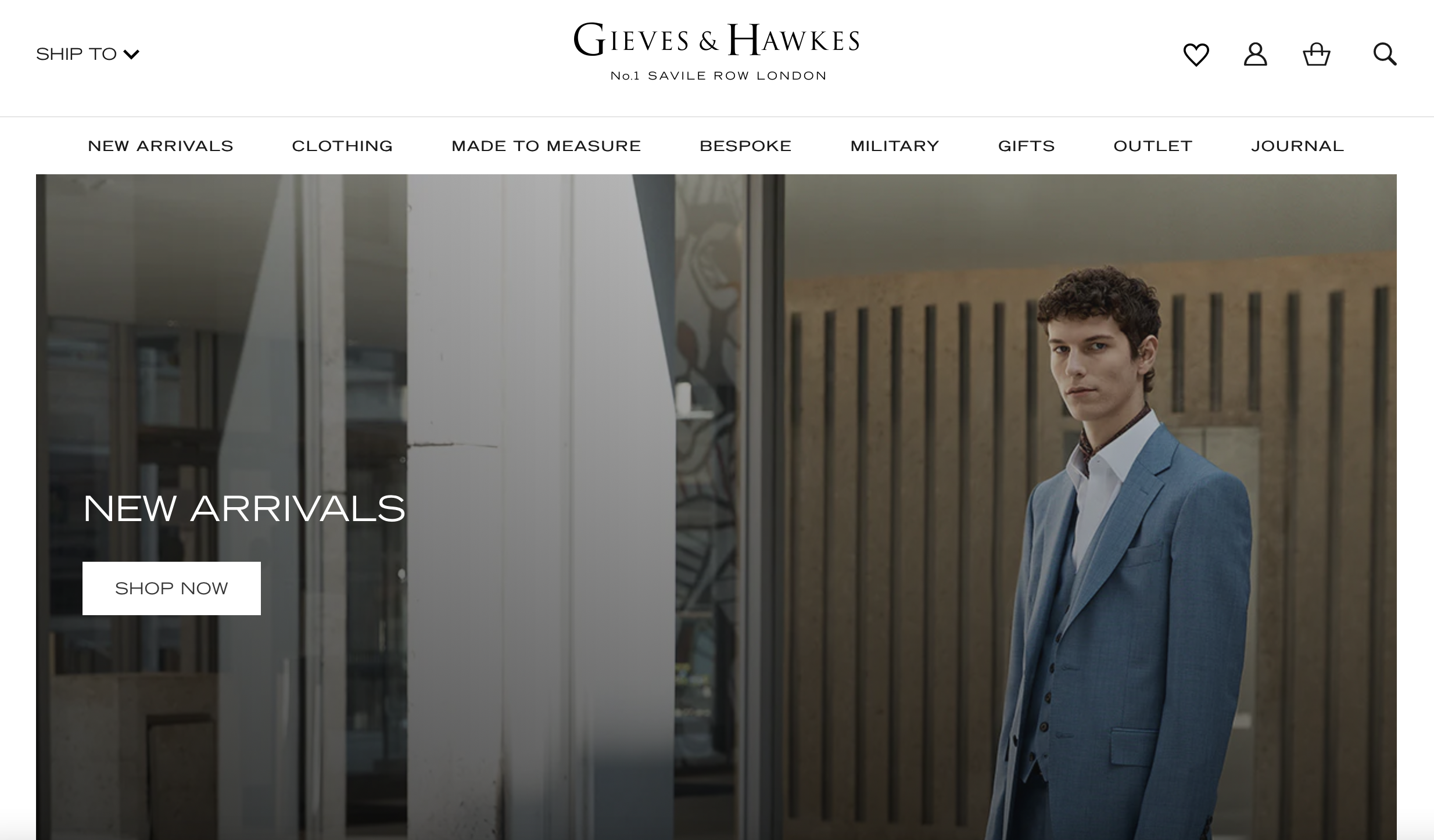 曾隶属于山东如意的英国老牌男装 Gieves&Hawkes正式启动售卖流程