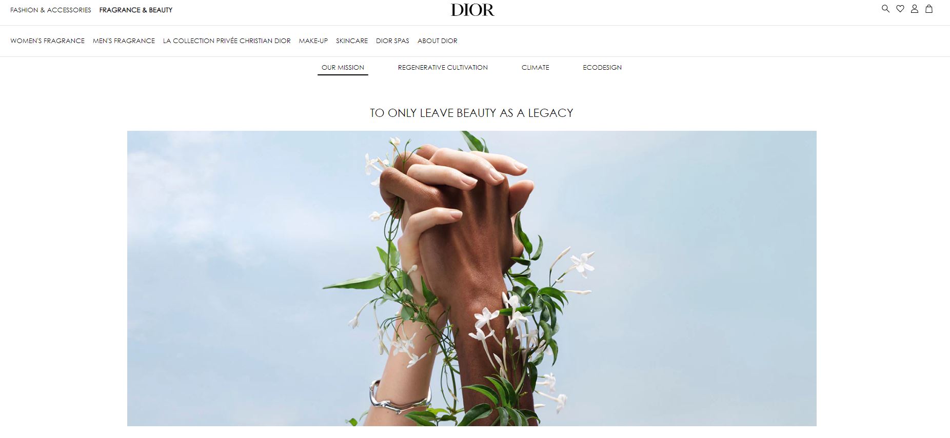 迪奥美妆公布最新可持续发展战略：只把“美丽”作为遗产留给世界