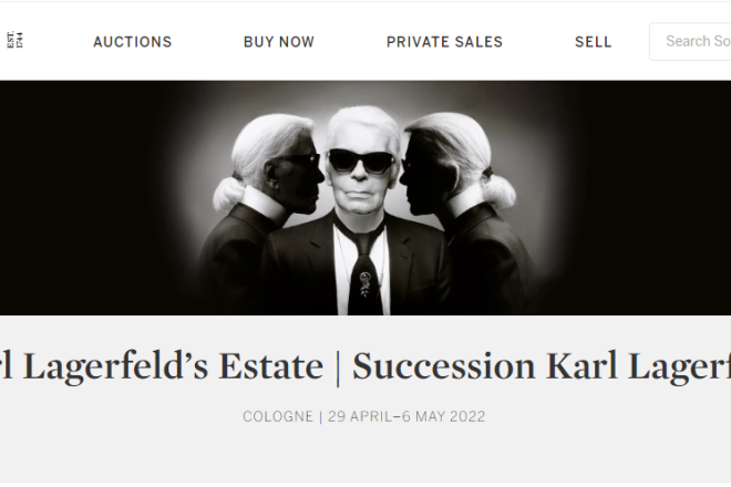 第四场 Karl Lagerfeld 遗物线下拍卖会落幕，总成交价是预估的近三倍