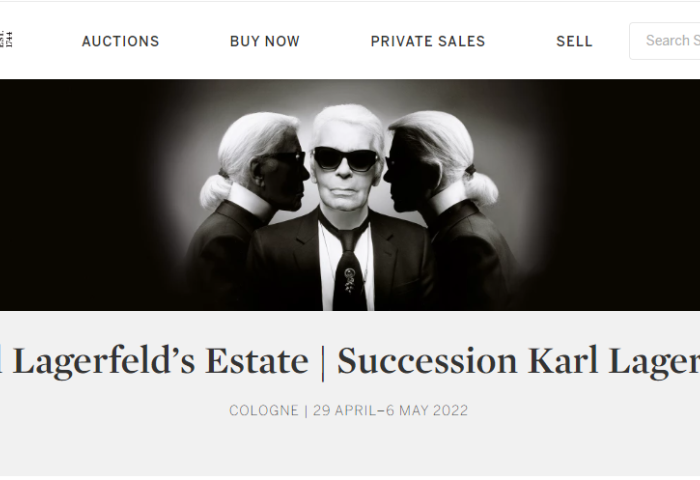 第四场 Karl Lagerfeld 遗物线下拍卖会落幕，总成交价是预估的近三倍