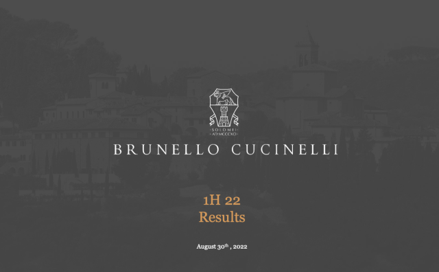 Brunello Cucinelli 上半年净利润同比大增131.4%，预计今年将是“创纪录的一年”