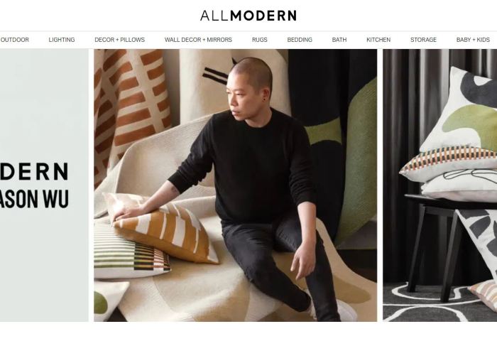 华裔设计师 Jason Wu 合作高端家居用品购物平台 AllModern 推出限量联名系列
