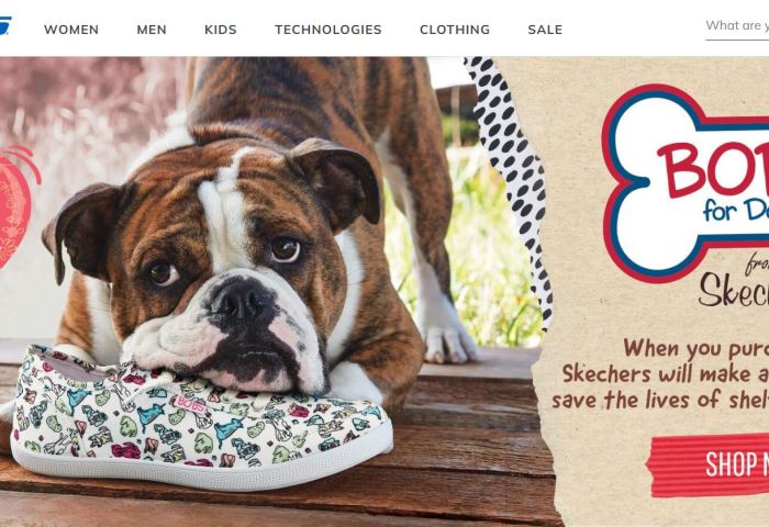 斯凯奇慈善产品线 BOBS进入英国市场，与宠物慈善机构 Woodgreen达成合作