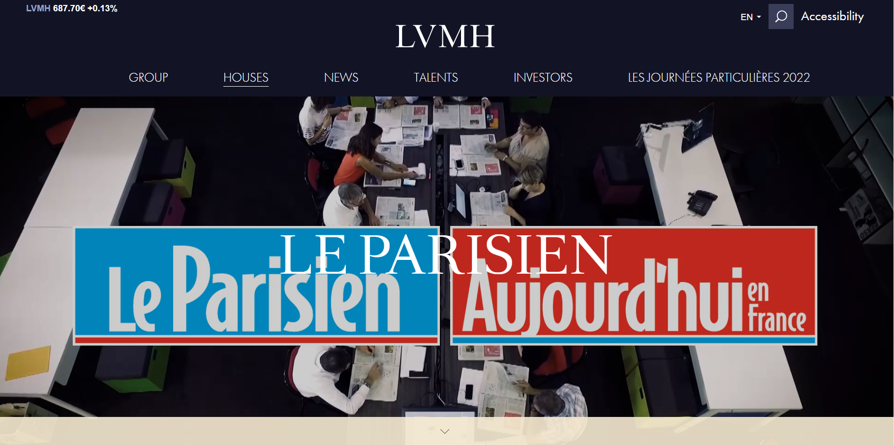 LVMH集团向旗下《巴黎人报》注资6500万欧元，以弥补其亏损