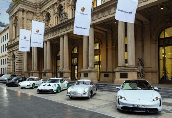 特写｜德国豪车品牌Porsche保时捷独立上市，估值超750亿欧元创欧洲IPO最高纪录
