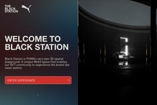 Puma 推出品牌首个元宇宙体验 Black Station