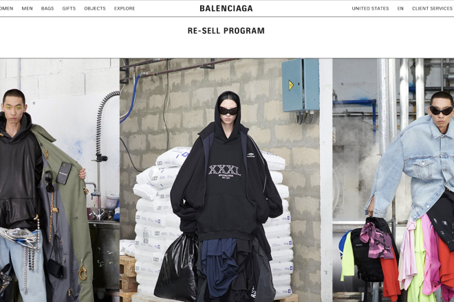 Balenciaga 推出官方二手奢侈品业务，向“完全可持续的公司”迈进