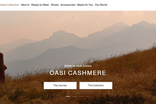 杰尼亚推出供应链全程可追溯的 Oasi Cashmere 羊绒系列