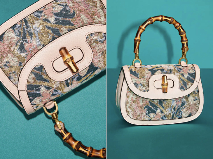 Gucci 合作京都百年西阵织公司 Hosoo 推出特别款限量包袋