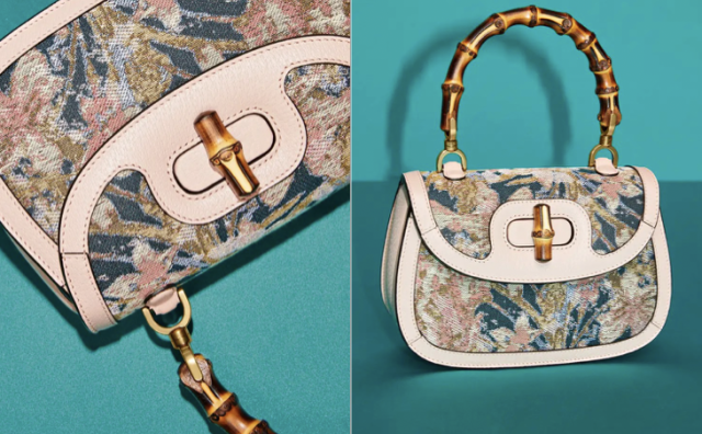 Gucci 合作京都百年西阵织公司 Hosoo 推出特别款限量包袋