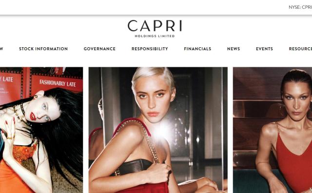 Capri 集团上季度业绩表现超预期，旗下三大品牌均实现增长，但对前景持谨慎态度