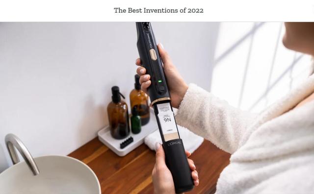 凭借创新的居家染发设备，欧莱雅集团连续第三年登上《时代》杂志最佳发明榜单