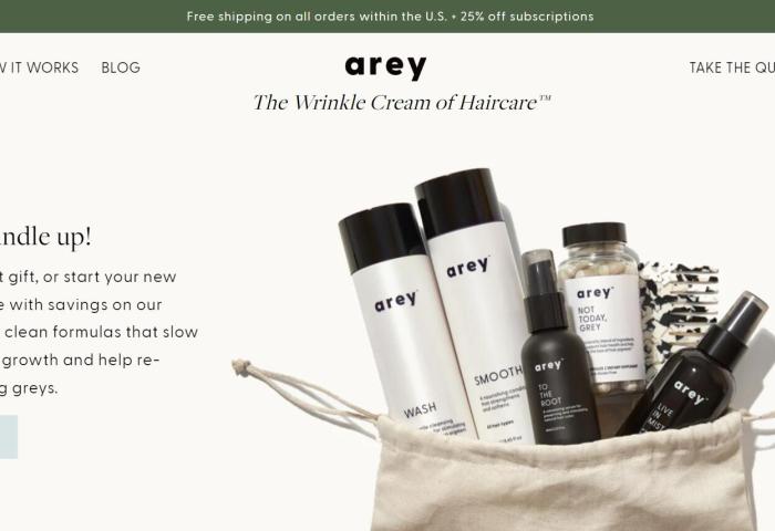 美国护发品牌 Arey 获400万美元超额融资，要做护发产品中的“抗皱霜”