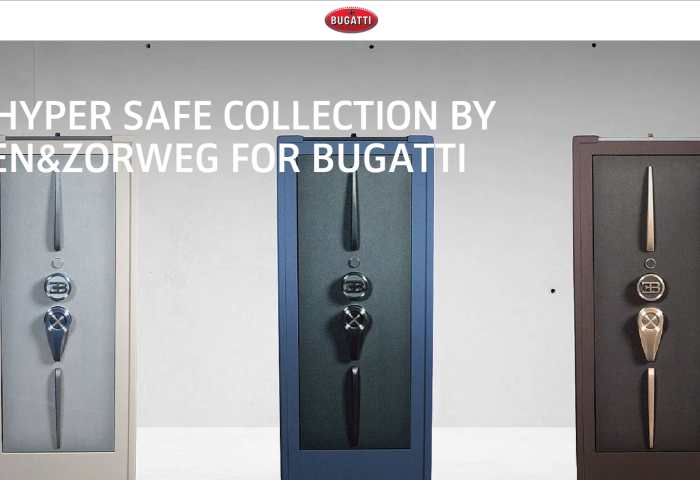 豪华汽车品牌 Bugatti 推出限量系列保险箱